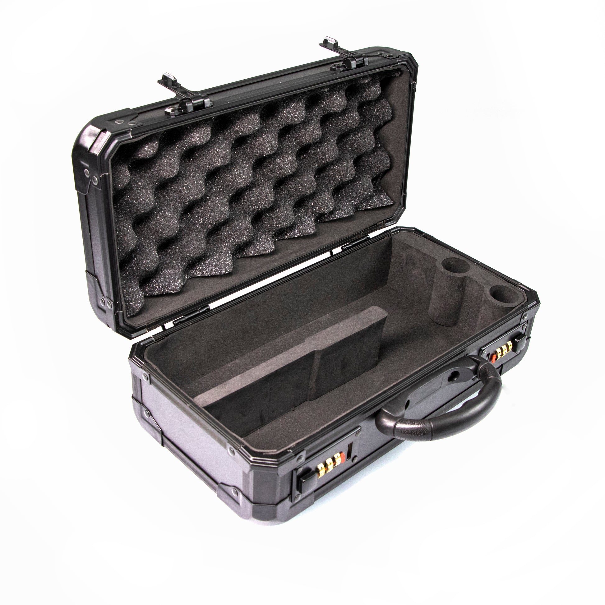 Hilt hard case with combination lock