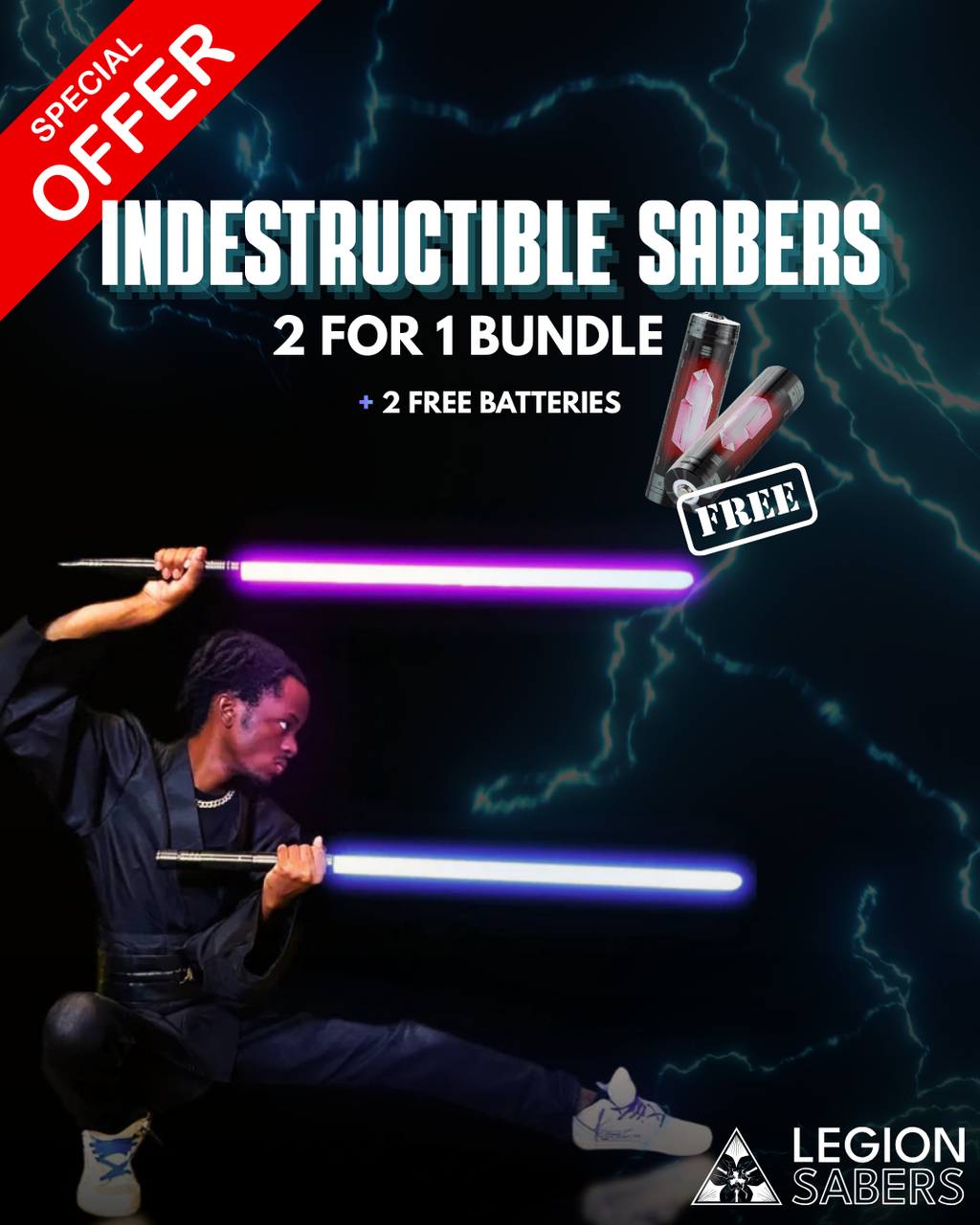 Indestructible Sabers - 2 for 1 Bundle